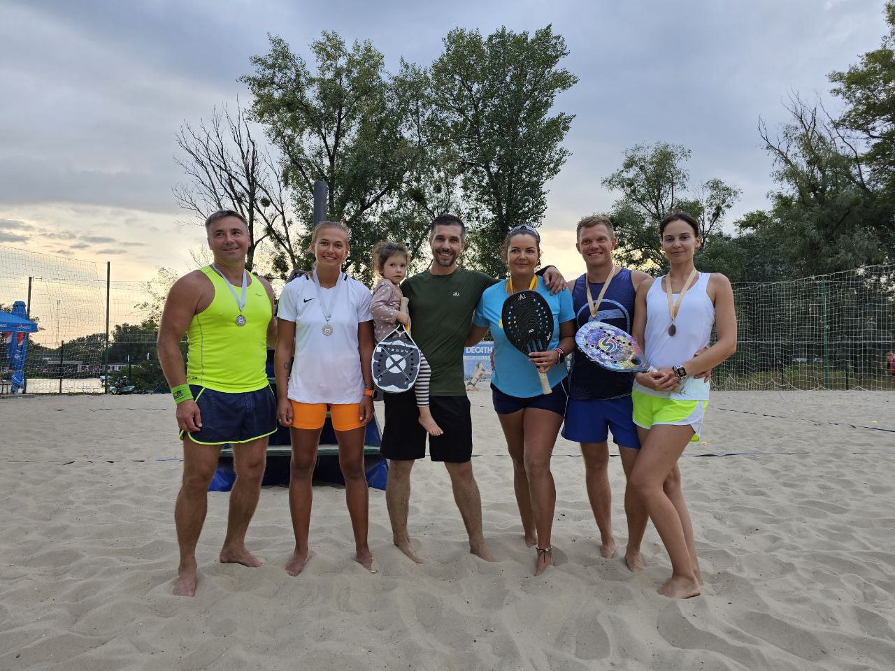 Пляжний теніс у Києві змагання